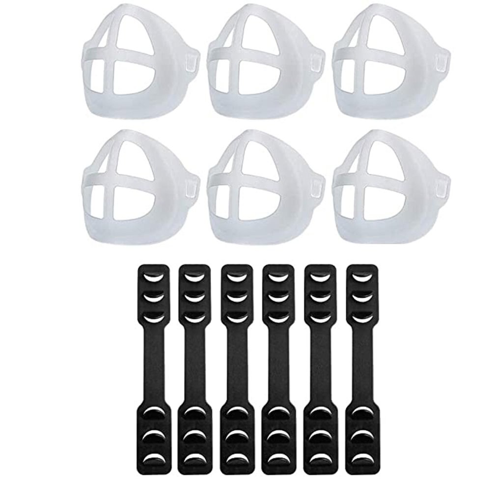 6 Stuk Innerlijke Pad Beugel 6 Stuk Masker Haken 3D Masker Beugel Comfortabele Lipstick Bescherming Recyclebaar Unisex