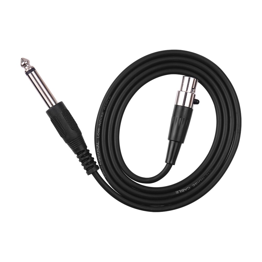 1m 3- pin mini xlr stik  (ta3f) to 1/4 tommer stik musikinstrument kabel scene elektrisk guitar ledninger højttaler kabel