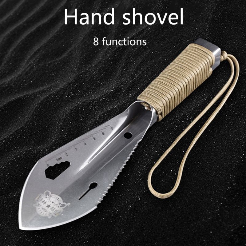 Metal Detector Digging Tool Digger with Sheath Stainless Steel Garden shovel