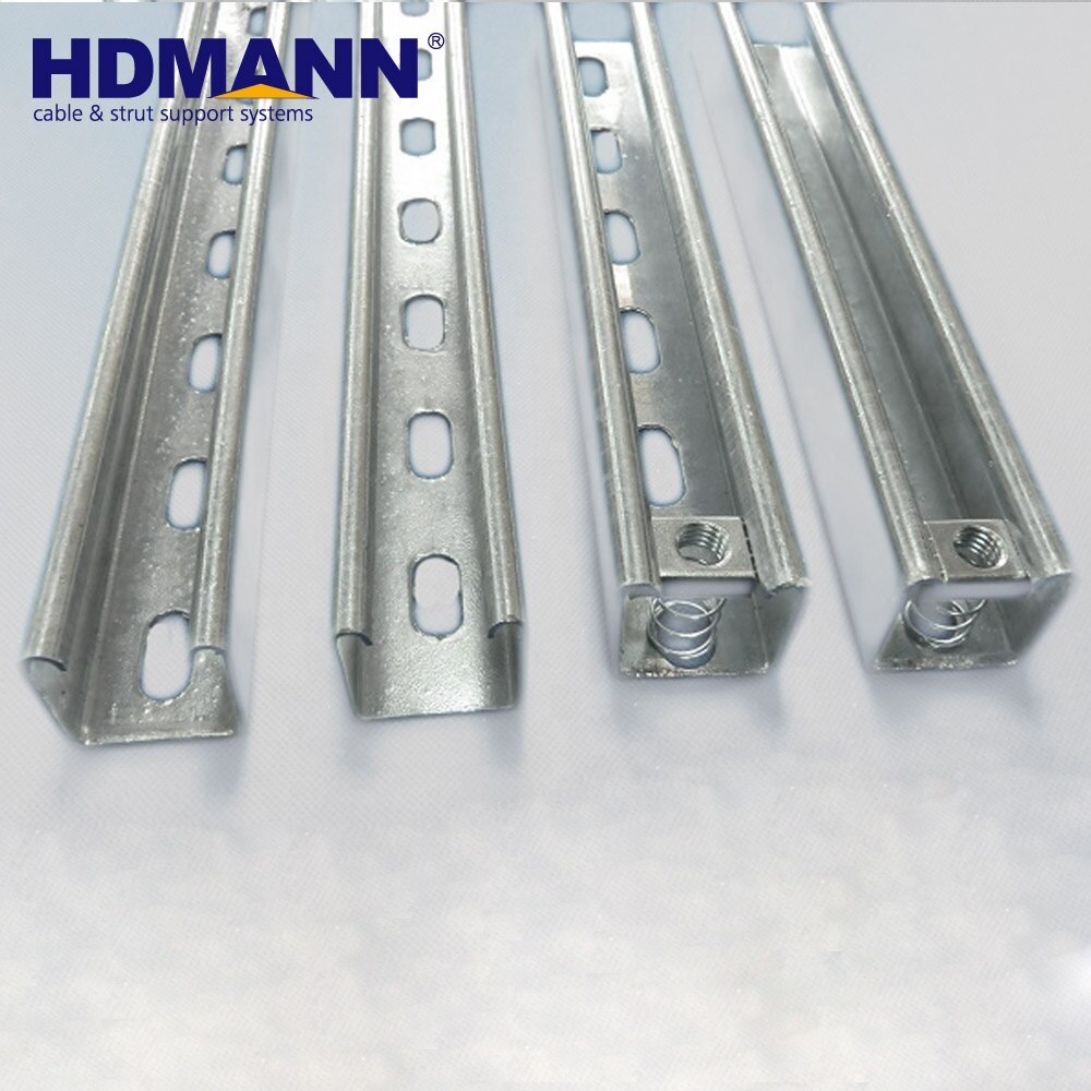 Galvanized Cold Rolled Steel Punching Hole Strut Channel photovoltaic support systems