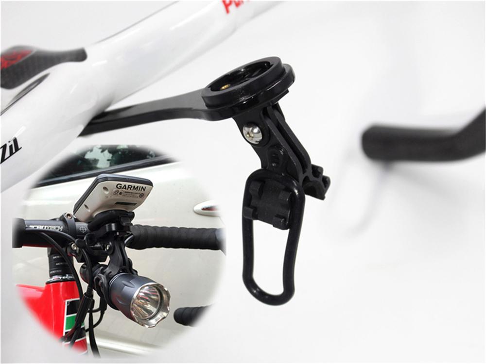Kolfiber cykel landsvägscykel cykeldator stoppur hastighetsmätare hållare för garmin cateye bryton gopro ljushållare