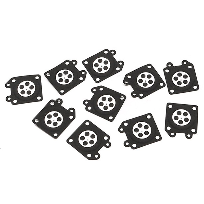 10 st 28*33mm motorsåg förgasare doseringsmembran packningar för walbro 95-526 95-526-9 95-526-9-8 reparation kit delar tillbehör