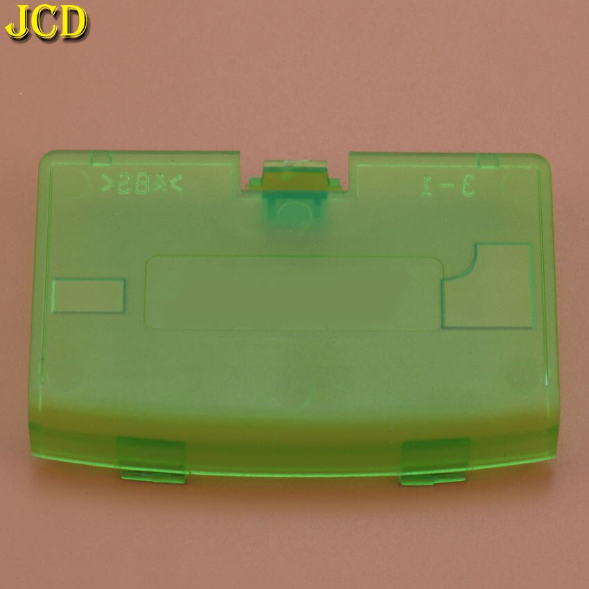 JCD-Tapa de batería de repuesto para consola GBA, 1 Uds.: clear Green