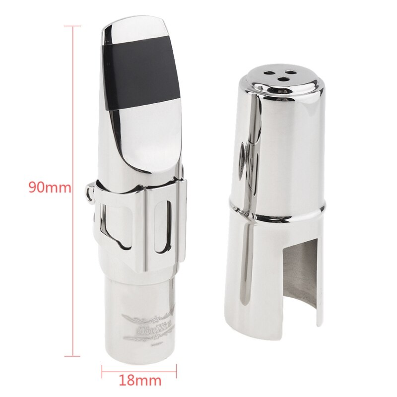 Silver Alto Saxophone Mouthpiece Nickelplated Copper Sax Mouth Size 6c 7c For Classical Jazz Music