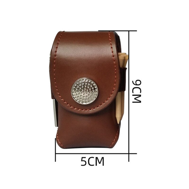 Sac pour balle de Golf Portable, pochette à la taille, en cuir, Cool, accessoire de sport, petit sac pour balle de Golf