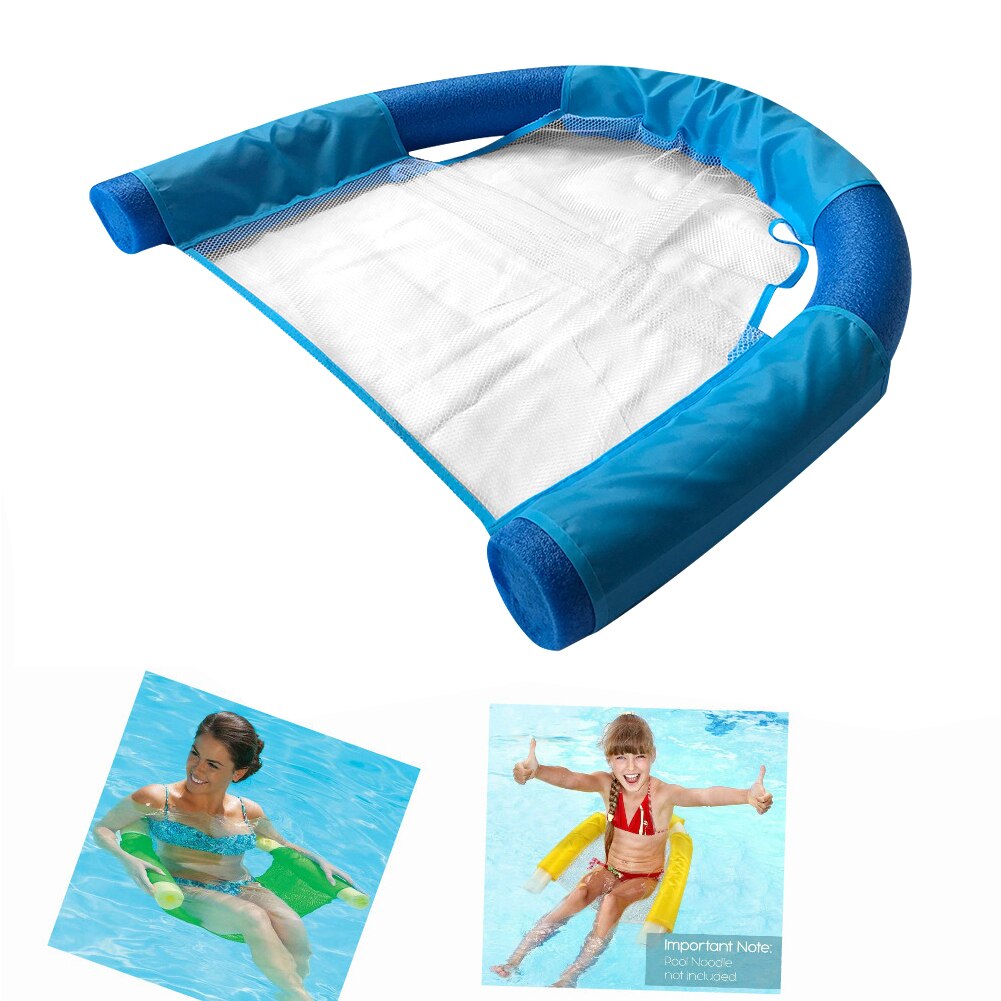 4x Zwemmen Drijvende Stoel Noodle Net Volwassen Kids Zwembad Water Float Stoel Mesh Lichtgewicht Strand Piscina Ring Zwembad Accessoires