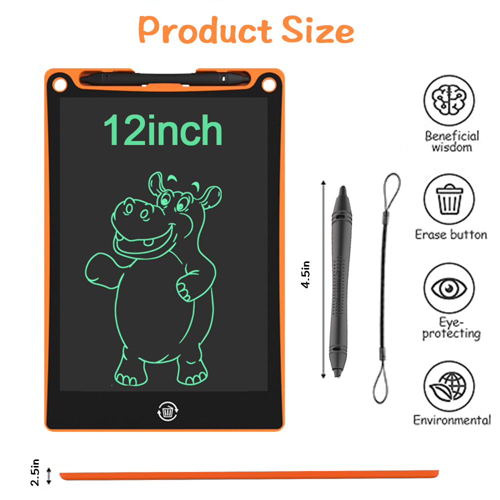 12 Inch Lcd Schrijven Tablet Leren Onderwijs Speelgoed Voor Kinderen Schrijven Tekentafel Meisjes Speelgoed Kinderen Magische Schoolbord