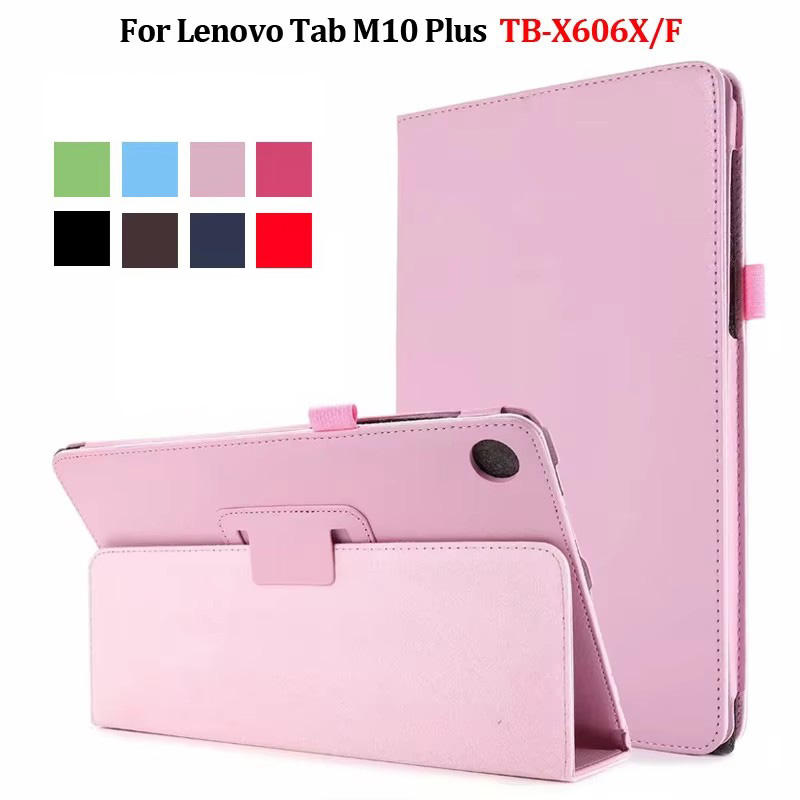 Tablet Fonda Per Lenovo Tab M10 Plus Custodia da 10.3 Pollici TB X606F X606X Flip Cover Del Basamento Borsette Per Lenovo Tab M10 FHD Plus Custodia Coque