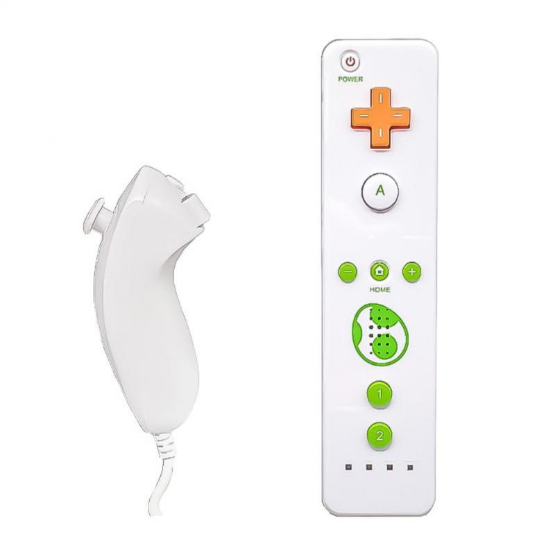 2 In 1 For Wii Remote Controller Wireless Gamepad For WiiU Motion Plus Joystick Wireless Remote Control For Wii Console: 01