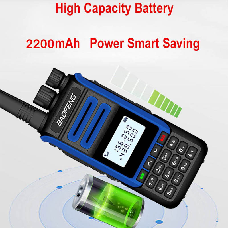 BaoFeng-walkie-talkie BF-H7 de 10W, estación de Radio CB Amateur potente, transceptor de banda Dual BF-H7, intercomunicador de caza, 10KM