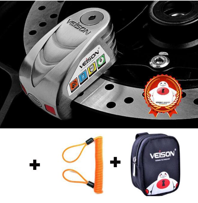 VEISON, candado de Alarma para rueda de motociclet... – Vicedeal