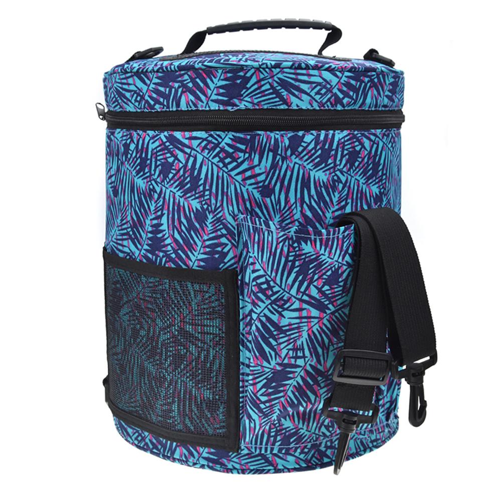 Practical Large Cylinder Wool Storage Bag DIY Woven Storage Bag Crochet Wool Storage Barrel Household Storage Supplies