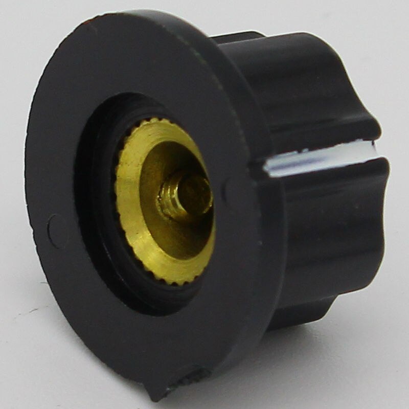 Pomo de baquelita giratorio, pomo de falda de interruptor, A01 D 20mm H 12mm diámetro de agujero 6mm, 10 Uds.
