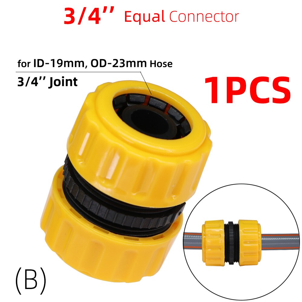 Garden Hose Quick Connector 1/2'' 3/4'' 1'' 1.2'' Repair Leaky Water Pipe Tool Fitting Adapter Watering Irrigation Tubing Joint: Bx1pcs