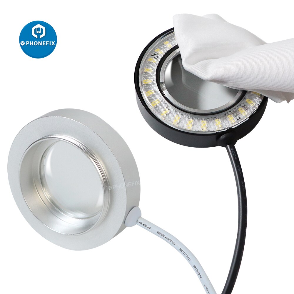 Adjustable 60 LED Ring Light 5V USB Illuminator Lamp for Industry Video Stereo Microscope Circle Light Lens Camera Light Source