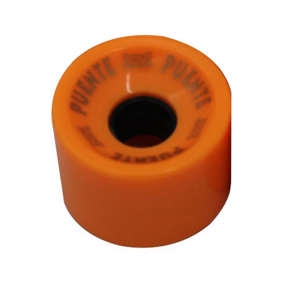 Polyurethane 1Pc/4Pcs Practical Anti Deformation Longboard Wheel Easy to Use Roller Skate Wheels Reduce Shock for Sliding:  Orange 1pc