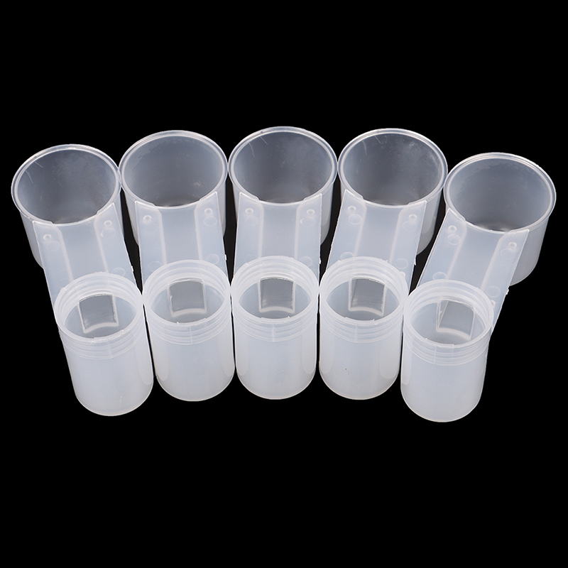 Mangeoire en plastique pour oiseaux, bouteille d'eau transparente, tasse pour Pigeon, accessoires pour oiseaux, 5 pièces