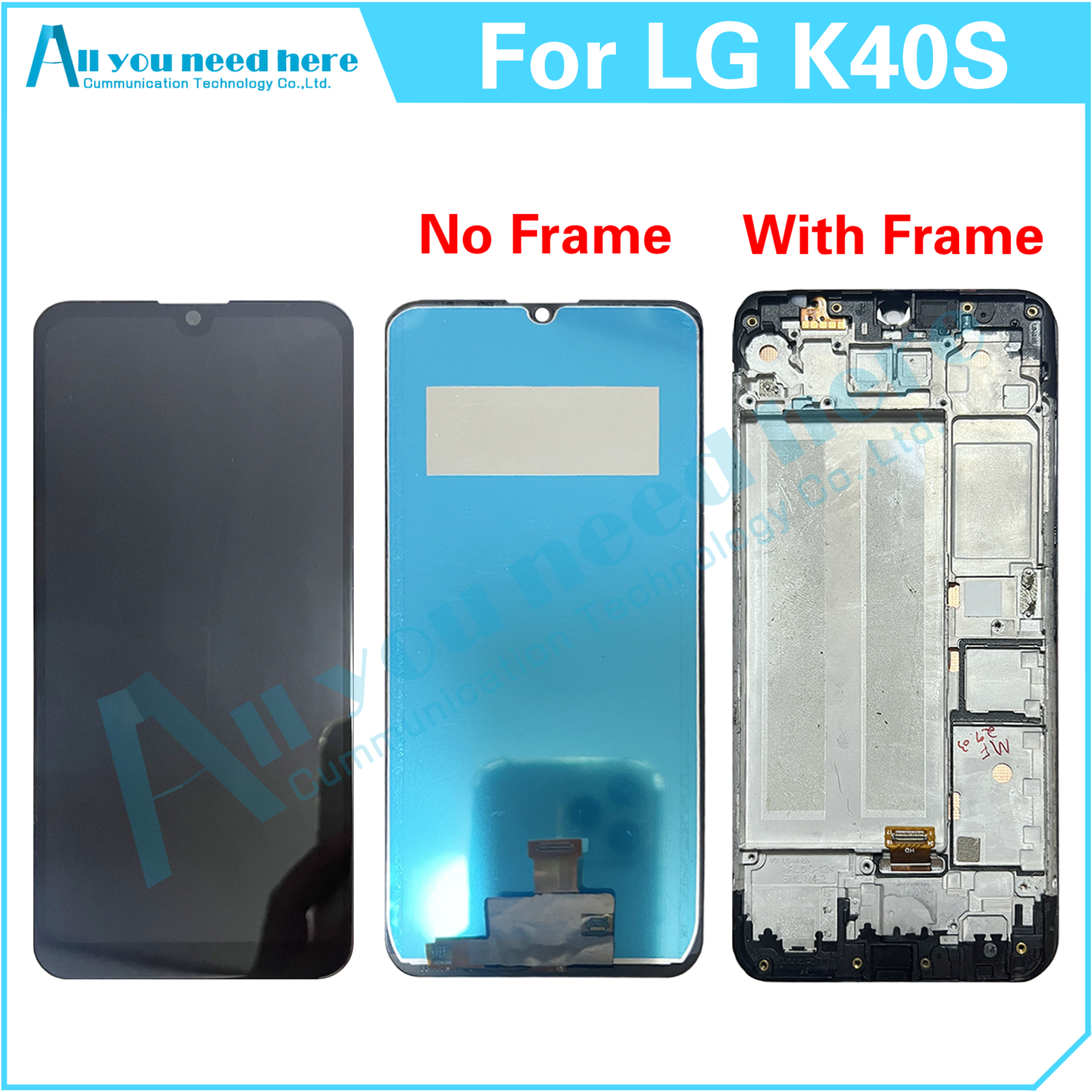 100% Test For LG K40S LM-X430 LMX430HM LCD Display Touch Screen Digitizer Assembly Repair Parts Replacement