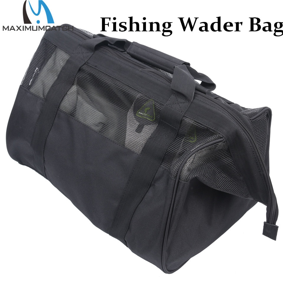 Maximumcatch Mesh Fishing Wader Bag PVC mesh venting 17.7 (L) x 11.8 (H) x 11.8 (D)inch