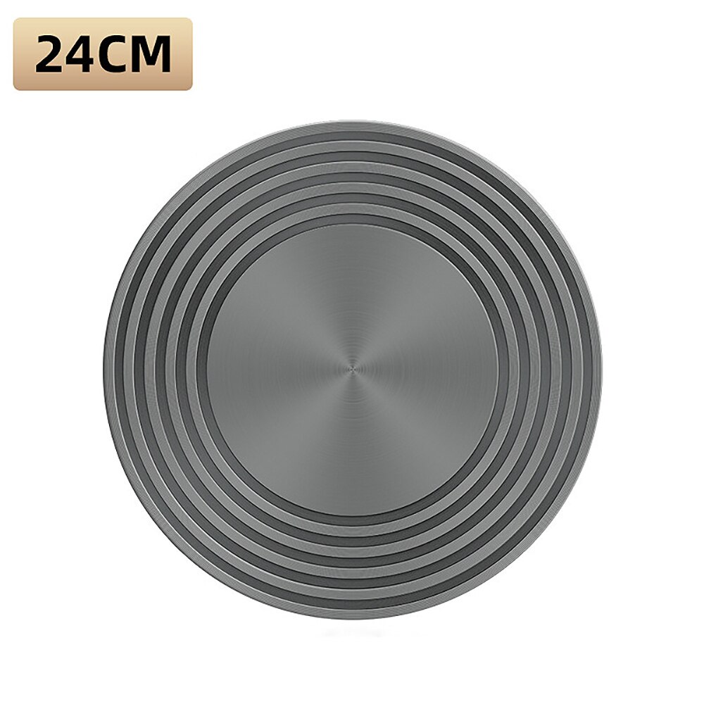 25cm In Diameter Cooking Plate Heat Diffuser Converter For Electric Induction Heat Conduction Plate Stainless Steel Induction: Default Title