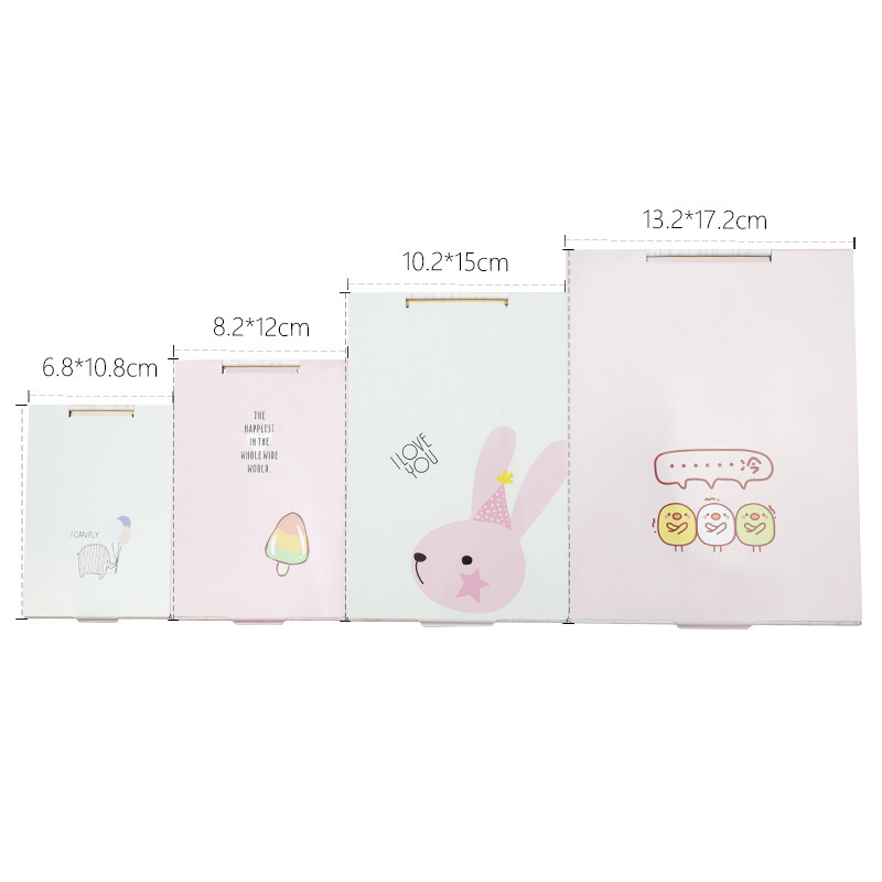 Mini- Cartoon Ultra-thin Makeup Mirror Vanity Cosmetic 4 Sizes Make Up Pocket Silver Rectangle Foldable Compact Folding Mirrors