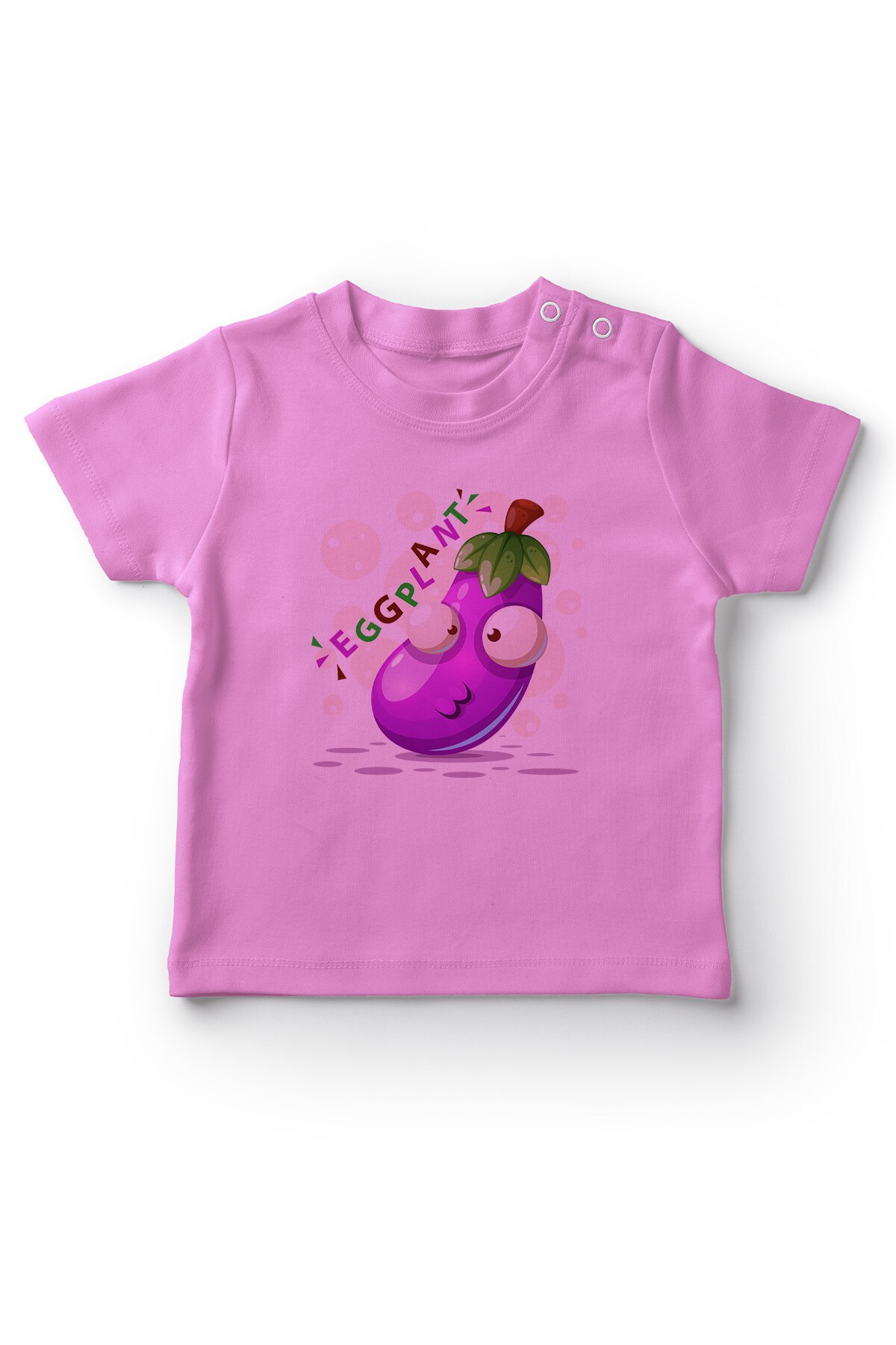 Angemiel Baby Nette Aubergine Mädchen Baby T-Shirt Rosa