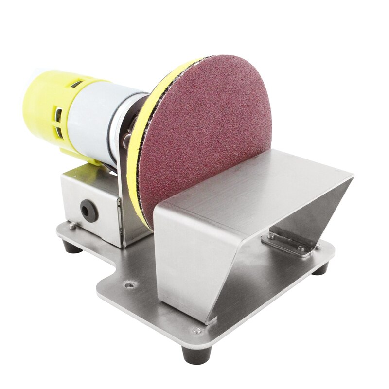 Electric Rotary Polisher Table Disc Sander With 7 Variable Speed 3-Inch Sanding Discs For Polishing Grinding EU Plug