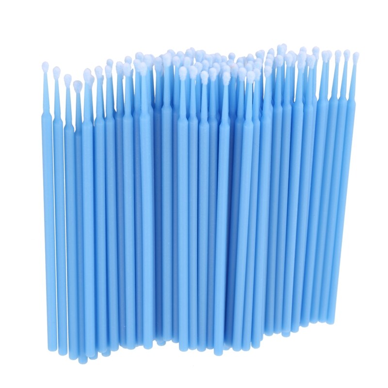 100 st mikroborste engångsmaterial tandapplikatorer medelfina: Default Title