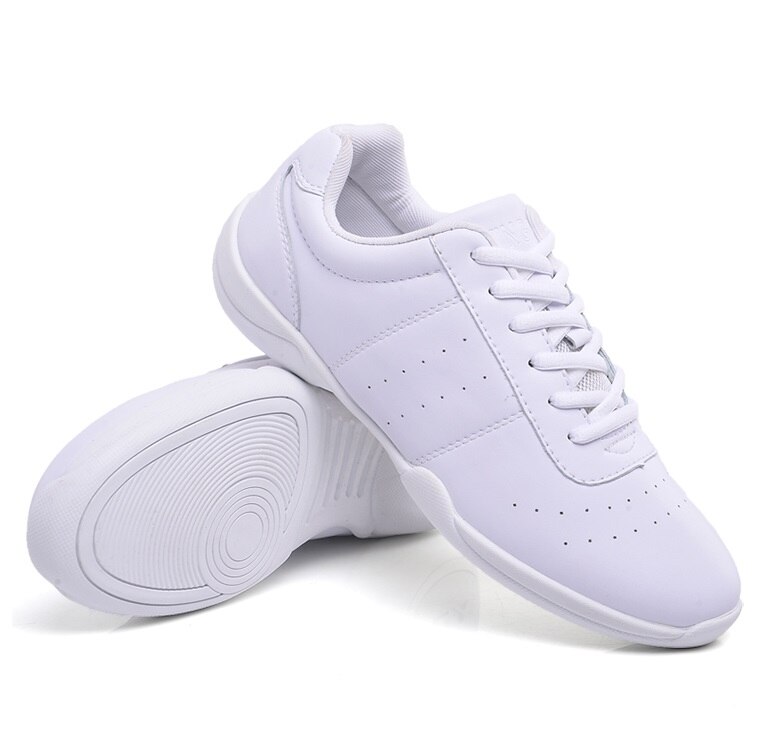 Adult Dance Sneakers Women&#39;s White Jazz/Square Dance Shoes Competitive Aerobics Shoes Fitness Gym Shoes Size 35-44