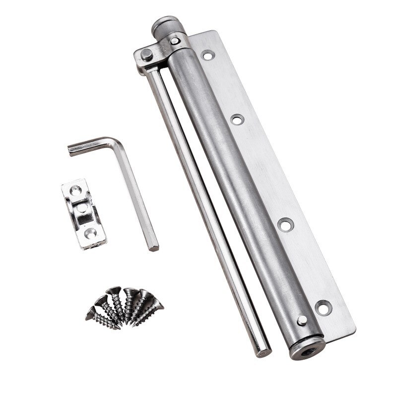 Verrou à Ressort Fermeture Automatique En Inox - Pour Porte, Battant - Installation Facile (Carré Ou Rond)