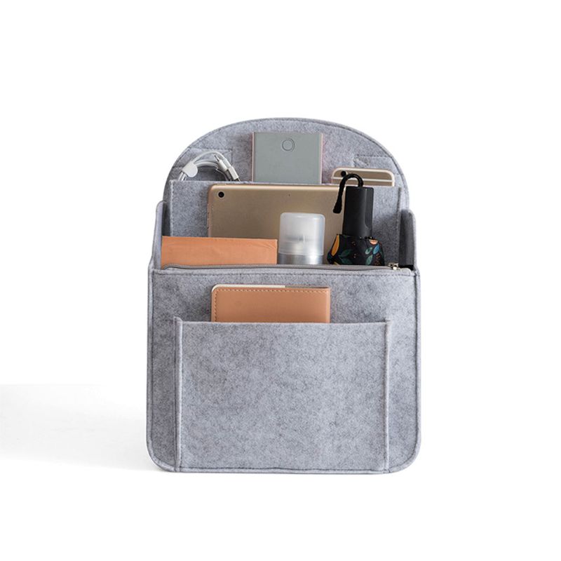 Tragbare Fühlte Lagerung Organizer Einsatz für Rucksack Rucksack Handtasche Schulter Tasche 7XEC