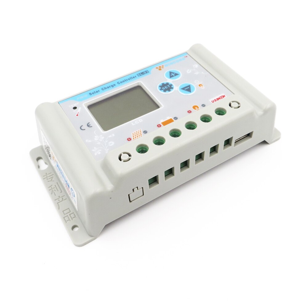 Wincong Solar Charge Controllers 12V 24V 12.8V 25.6V LI LI-ION NI-MH LiFePO4 Battery Regulator SL03-10A SL03-20A SL03-30A