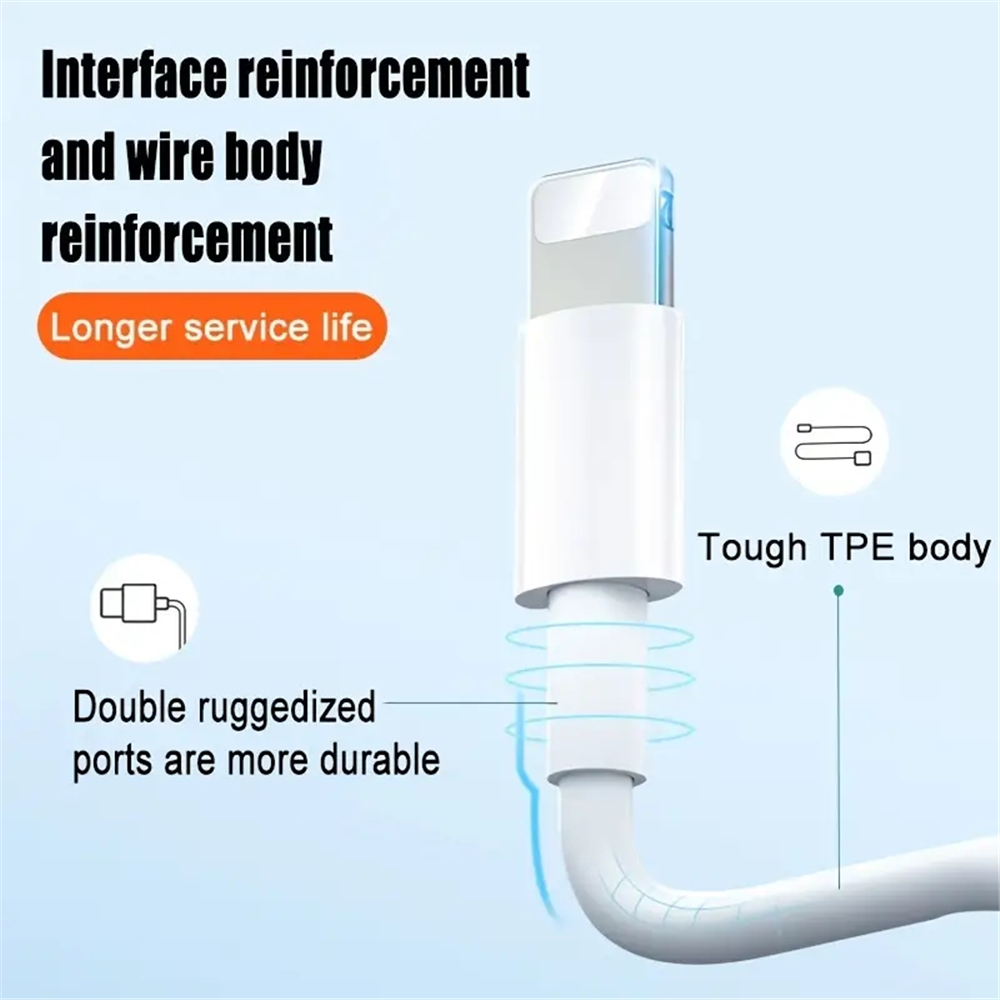 2M 6.6FT PD 20W Snelle Oplaadkabel Voor iPhone 14 13 12 11 Pro Max Mini XS XR X MAX iPad 9 USB C Datum Kabel Oplader Accessoires