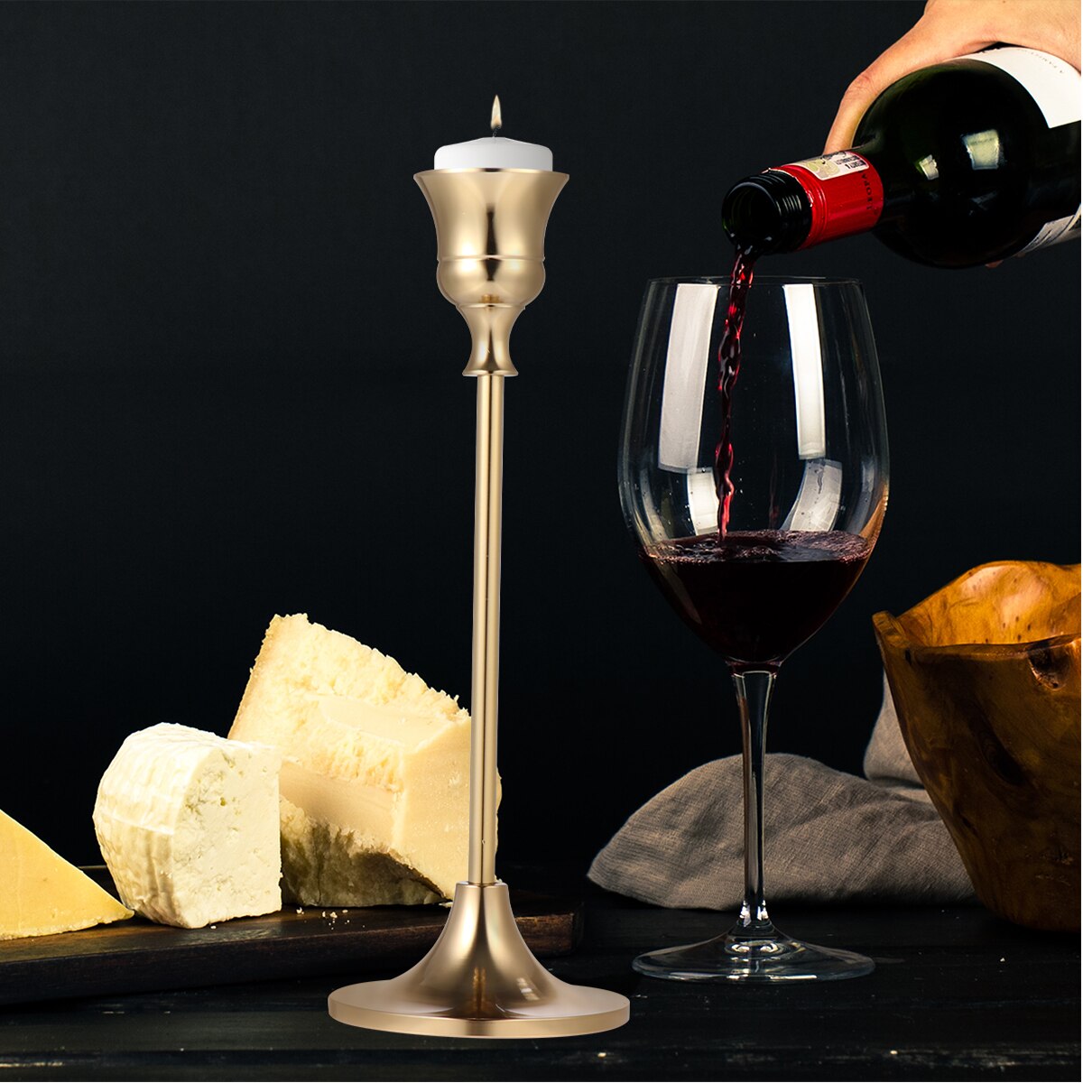 1 pc kaarsenhouders decoratie ijzeren kaarsenhouder ornament thuis kaarsenhouder kandelaar knutselen voor decoratie feest thuis