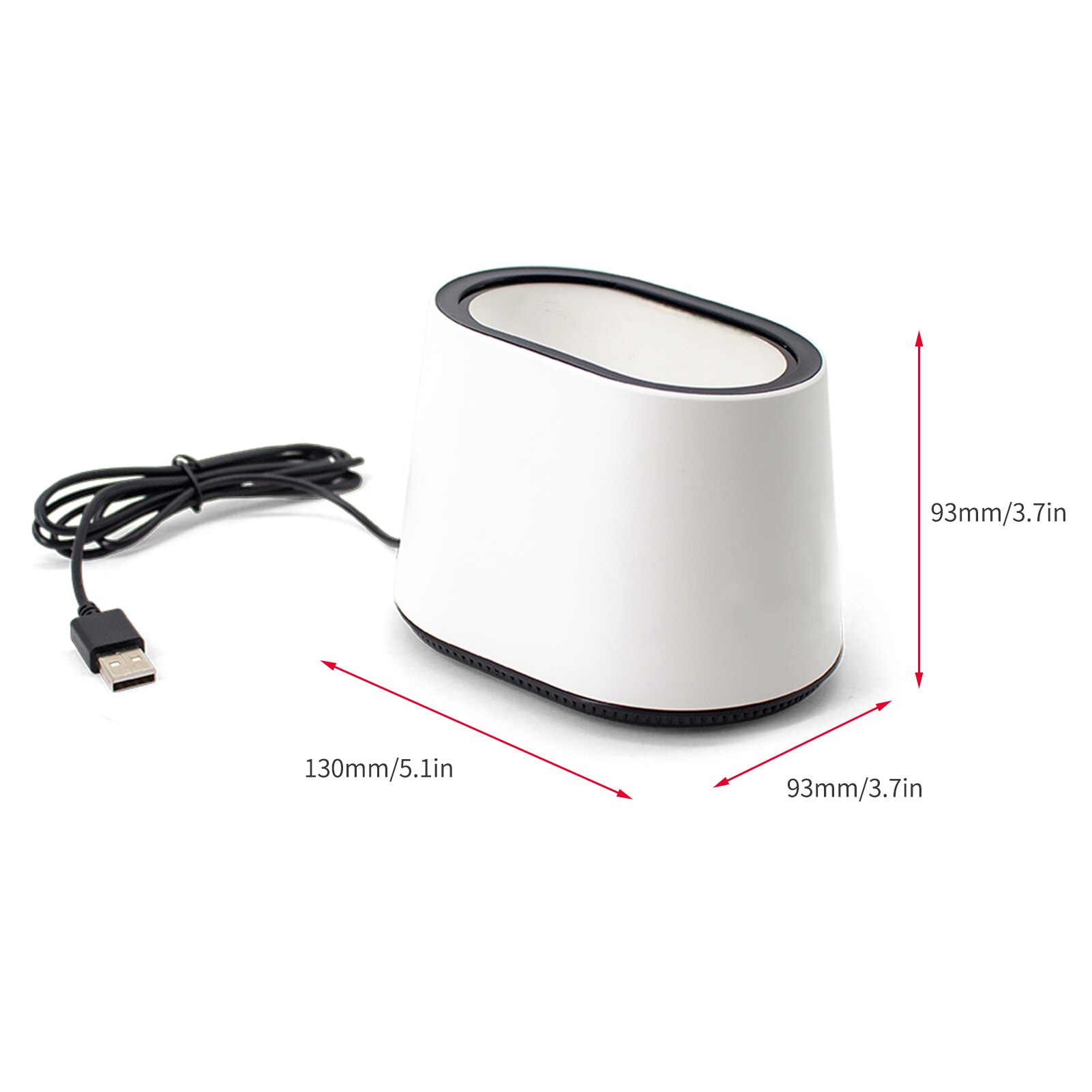 Desktop 1D 2D QR Barcode Scanner Platform USB Wired Bar Code Reader Large Scanning Window Support Auto-Sensing Hands Free