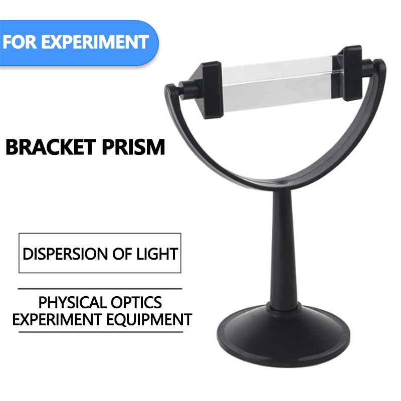 Store trekantede optiske prismer glass fysikk undervisning refracted light spectrum rainbow children students for