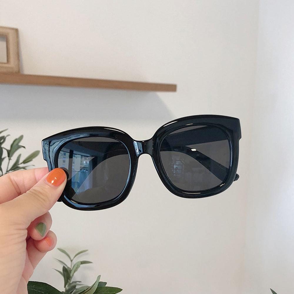 Retro Simple Big Wide Frame Sunglasses Wide Frame Multicolor Sunglasses