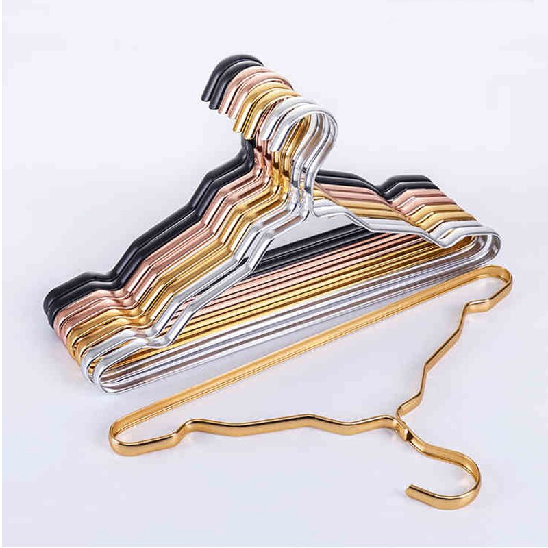 Duurzame Metalen Kleerhangers Kledingkast Rek Thuis Coat Broek Anti-Slip Drogen Hangers Volwassen/Kind Kledingrek organizer