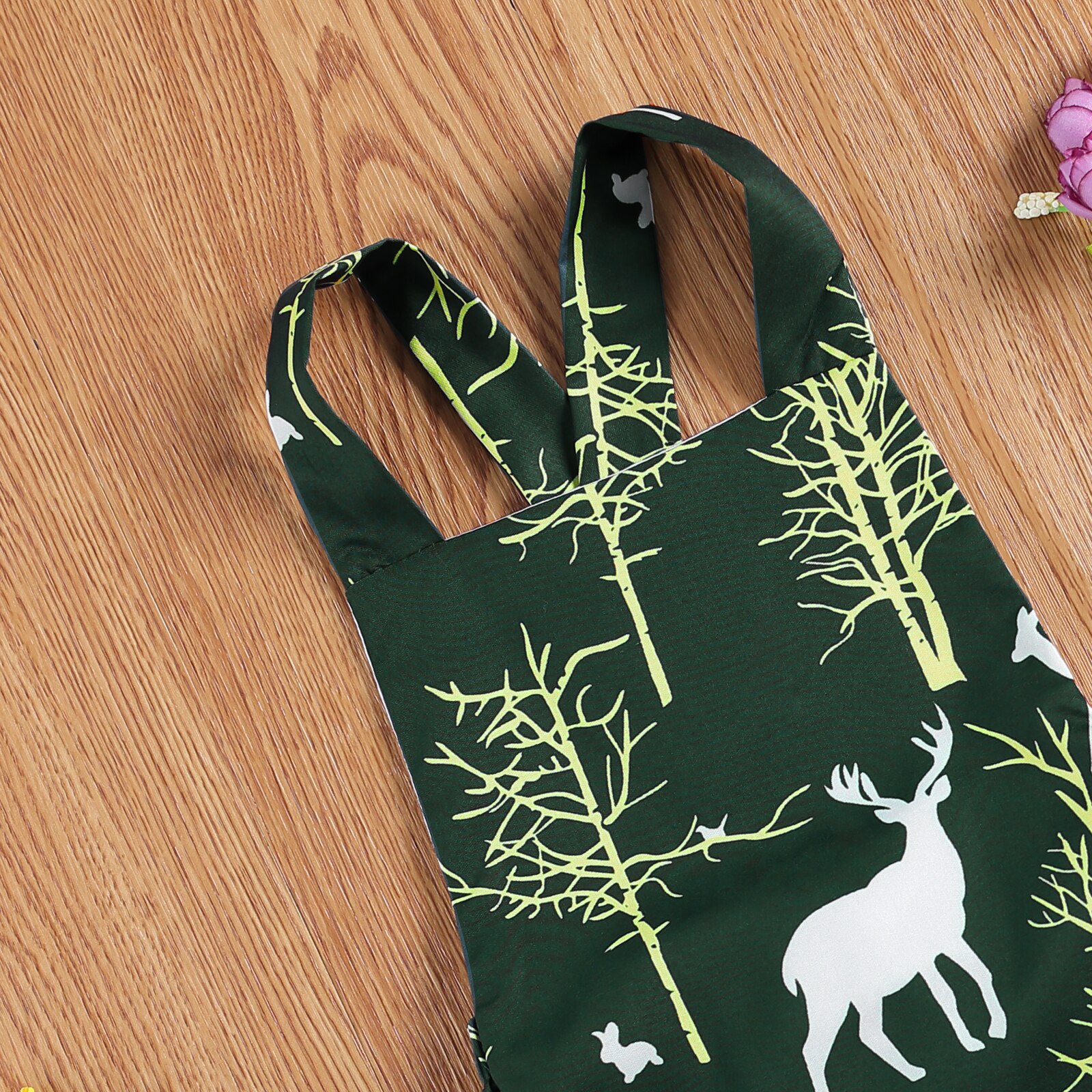 Christmas Baby Boy Girl Christmas Sleeveless Reindeer Print Short Pants Vest Romper