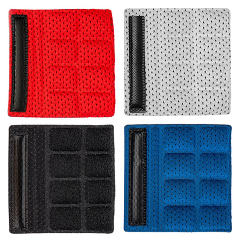 Helmet Chin Pads Foam Pads Set Chin Strap Padding Replacement Universal for Cycling Bike Motorcycle Helmet 4PCS: Red Black Blue Grey