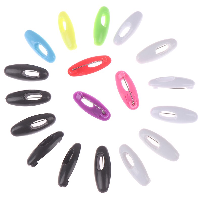 6 Stks/partij Sjaal Hijab Pinnen Veiligheid Pin Plastic Meisjes Kids Dames Haar Dressing