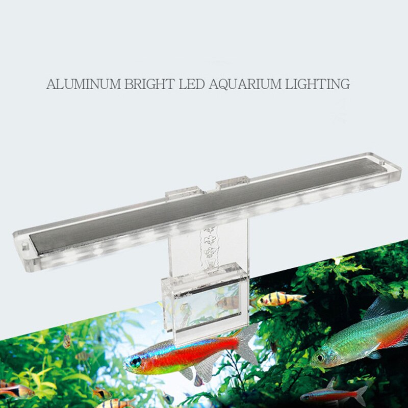 LED Aquarium Lampe Pflanze Licht Passt Panzer 3-8MM Dicke Wasser- Lampe Aquarium Halterung Licht DRSA889