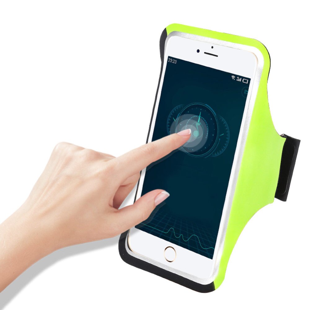 Polsbandje voor onderarm fietsbevestiging telefoonhouder polsbandje voor paardrijden tas sport workout hoesje voor smartphone 6 inch