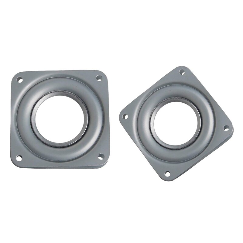 2x Lazy Susan Ball Bearing Metal Swivel Plate - 95 x 95 x 9 mm & 155 x 155 x 9 mm: Default Title