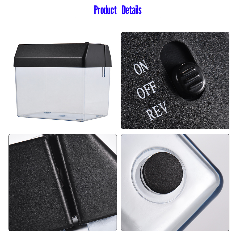 Mini Portable USB Paper Shredder Cutter Strip Cut A6 Folded A4 Cutting Machine Tool with Letter Opener Wastebasket