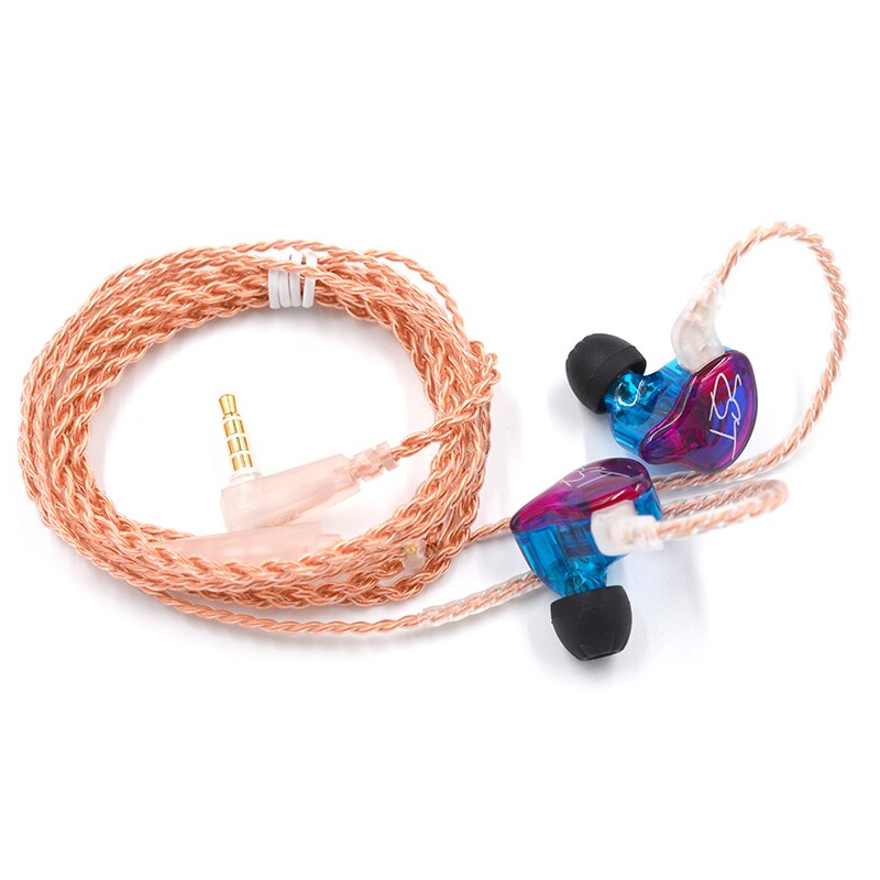 Kz zst/zst pro zst x 1dd + 1ba híbrido in-ear fone de ouvido com cancelamento de ruído fone de ouvido com microfone cabo de substituição zsx zs10pro zsnpro zstx