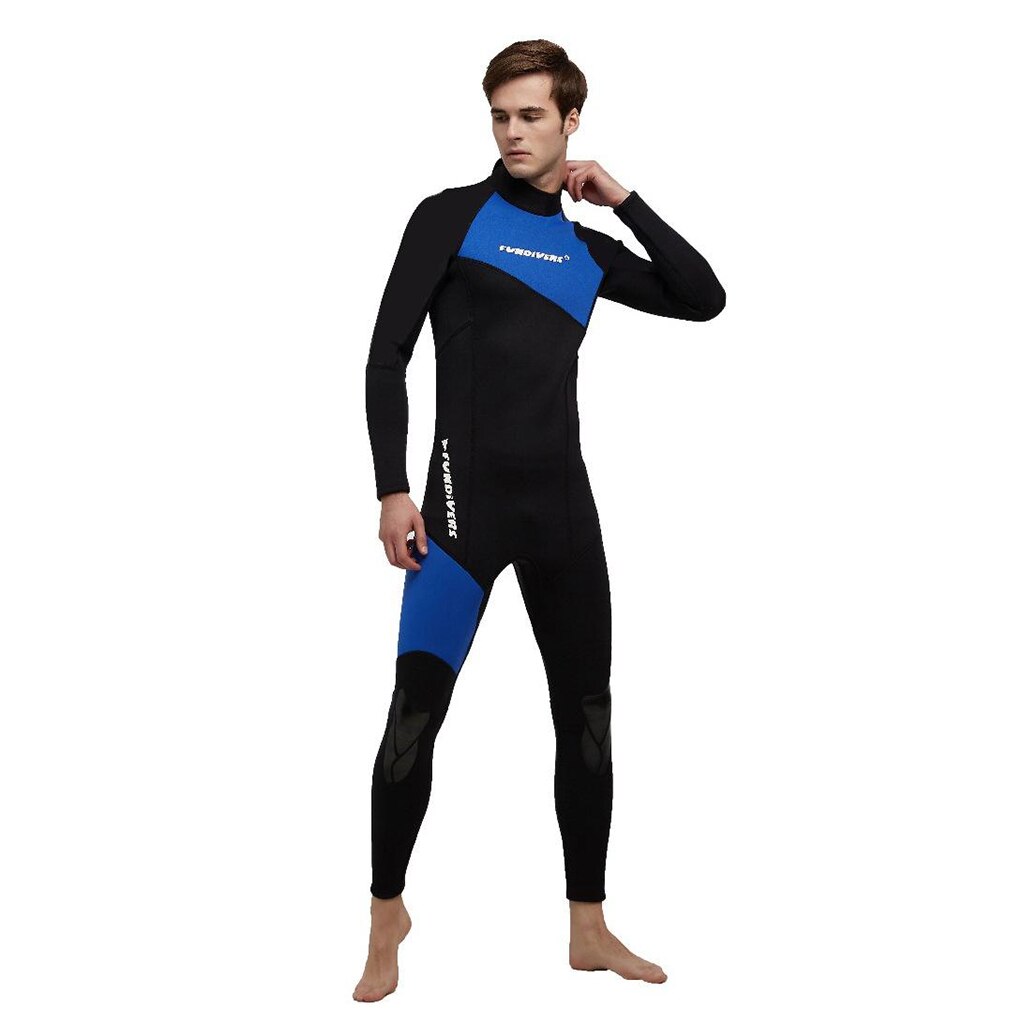 Traje de neopreno de 1,5mm, protector de sarpullidos UPF 50 + para hombre, traje de buceo de cuerpo entero, deportes respirables, pieles de buceo para buceo, kayak de natación