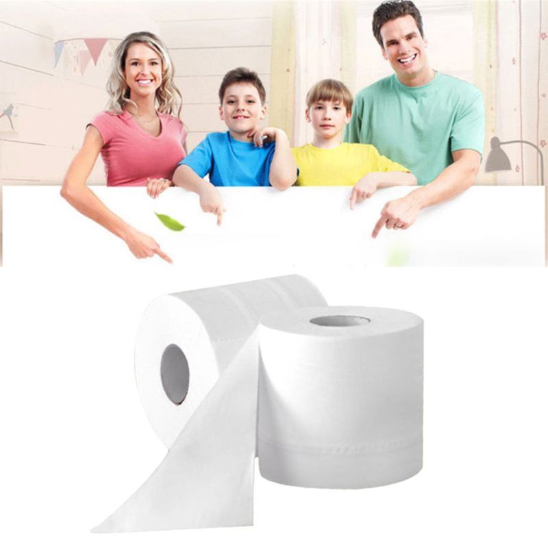 6 rollos de papel Premium para servilletas, 3 capas de papel higiénico suave y sedoso 667D