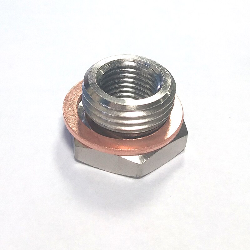 Exhaust O2 Oxygen Sensor Spacer Reducer Adapter M18 x 1.5 to M12 x 1.25 MM