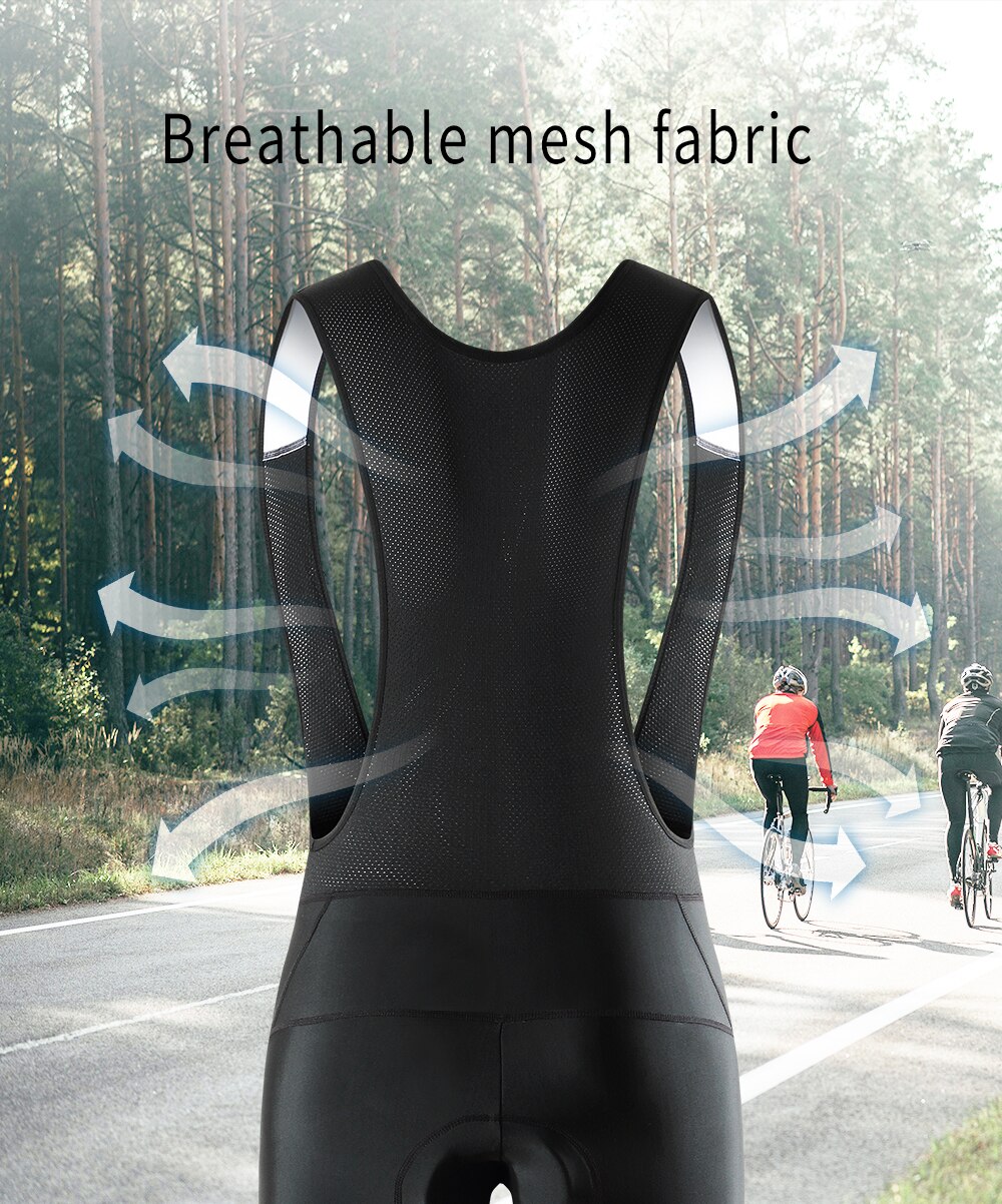 WOSAWE – cuissard de cyclisme pour hommes, rembourré, respirant, pour vélo de descente, route, vtt